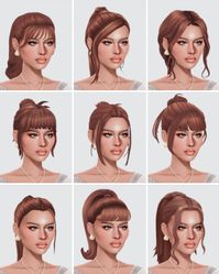 links to 15 lovely maxis match updos #thesims4 #sims4cc #sims4ccfinds #ts4cc