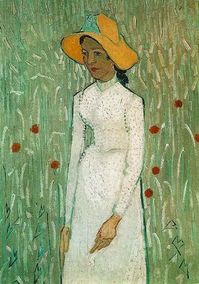 Girl in White, 1890 by Vincent Van Gogh