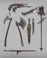 ArtStation - Fantasy weapon set