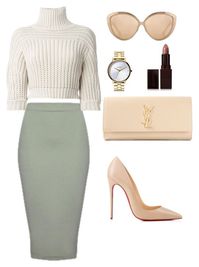 Lb so kates, midi skirt, crochet turtleneck sweater