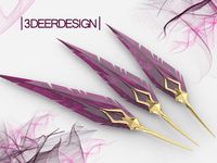 Star Guardian Xayah Feather Blades/dagger Stl. File 3D - Etsy