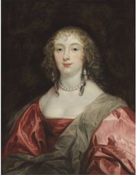 Anne, Lady Russell, later Countess Bedford by Sir Anthonis van Dyck's studio (auctioned by Christie'). From their Web site.