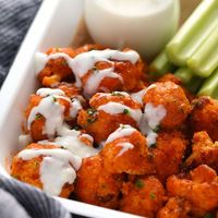 Air Fryer Buffalo Cauliflower Wings