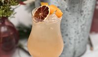 Le Bilboquet Peach Blood Orange Sparkler Mocktail Recipe - Rough Draft Atlanta