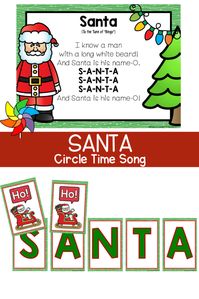 Free Santa Song for Circle Time