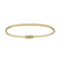 A simple modern bangle with a slightly tribal twist, the Essa is both delicate and bold, a classic jewelry mainstay. Comes in brass or sterling silver, great to stack or wear on its own.