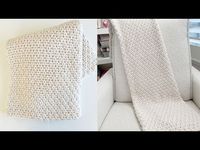 (8) How to Crochet the Daisy Farm Diamond Weave Throw - YouTube