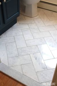 It   reaches a point where your bathroom tile wears out there is no need of   calling professionals to help you out because there are easy processes that   can help you quickly install another floor tiling. For example, you can   replace your vinyl floor with a marble floor tile because these tiles ...