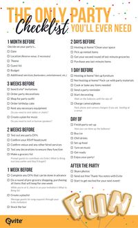 Evite | The Only Party Checklist You’ll Ever Need