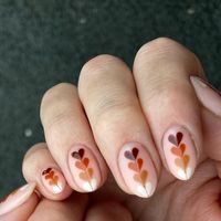 STACEY LOWRIE on Instagram: "Neutral hearts 🤎🧡🤍🤎🧡🤍  Hand painted using @the_gelbottle_inc  Inspo- @nailsby_ayla  ✨ ✨ ✨ #autumnnails #autumnnailart #thegelbottleinc #scratchmaguk #nailartuk #nailsuk #nailinspo #naildesign #nailsnortheast #nailtrends #trendingnails #autumn2024"