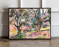 Henri Matisse Olive Trees at Collioure Poster, Henri Matisse Exhibition Print, Matisse Wall Art, Contemporary Print, Mid Century Modern - Etsy