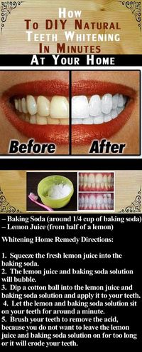 DIY Natural Teeth Whitening In Minutes At Your Home Pictures, Photos, and Images for Facebook, Tumblr, Pinterest, and Twitter