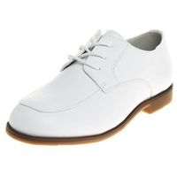 Josmo Little Kids Boys Lace Up Dress Shoes, these are perfect for any special or dressy occasion or formal outfits appropriate for school, family dinners, and other kinds of formal occasions, your kid will bring elegance wherever he goes. Comfortable at every step, these shoes were designed with everyday wear in mind thanks to their high-quality footbed padding. These shoes are stylish and comfortable and durable thanks to their sturdy rubber sole. Size: 1.  Color: White.  Gender: male.  Pattern