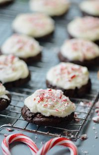 Frosted Chocolate Peppermint Cookies – Corrigan Sisters