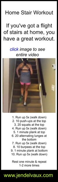 don't forget to repin! #jendelvaux #staircase #workout