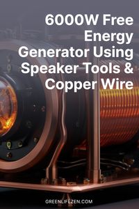 Are you tired of relying on traditional energy sources that drain your wallet and harm the environment? Look no further than the 6000W free energy generator with speaker tools and copper wire use transformers. This revolutionary device boasts unparalleled power generation capabilities, providing you with an abundance of clean, sustainable energy. #6000WFreeEnergyGenerator #FreeEnergyGenerator