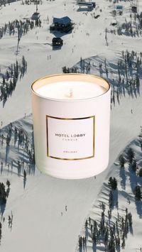 Hotel Lobby Candle Holiday scent: Branding and packaging by MKW Creative Co.