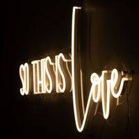 About this sign: Our popular "So this is love" sign is the perfect focal point for your very own Cinderella moment at your fairytale wedding! - Colours: available in 12 single colours or RGB (colour-changing) - Sizes: available in three sizes (S/M/L) - LED Neon materials: high quality silicone encased LED Neon for bright and even light distribution - Backer material: clear acrylic, cut-to-shape - Power supply: 110V, UL-safety rated power supply - Dimmer: free remote controlled dimmer included -