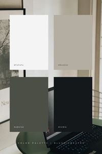 Neutral color palette inspo for your next branding projects, social media graphics, and marketing. Use these colors for a modern and aesthetic look! | Blush Created