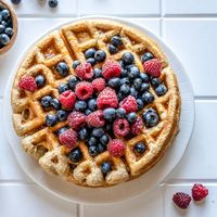 Good Morning Oatmeal Waffles | Clean Food Crush