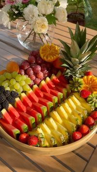 Aiza Itaeva | Fruit platter 🍍🥝🍇🍓🥭🍍 . . . . . . . . . . #foodart #foodporn #art #instagood #instagram #reels #explore #viral #foryou #fyp #tiktok #video… | Instagram