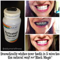 From Flab to Fab Fitness - Fitness. Food. Fun. Life. : Whiten Your Teeth in 5 Minutes with Activated Charcoal AKA BLACK MAGIC