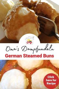 Dampfnudeln are the German steamed buns that are used either as a main dish or a dessert. They surely bring back memories of Oma's kitchen.