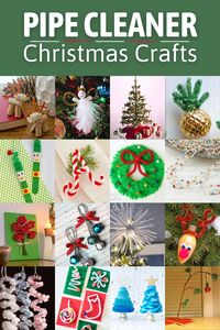 With this list of pipe cleaner Christmas crafts, you and your kids can have some amazing holiday fun with little to no messy cleanup!