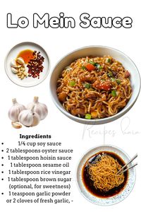 Elevate your homemade stir-fry with this flavorful Lo Mein Sauce! A perfect blend of soy sauce, sesame oil, garlic, and ginger, this sauce brings that authentic Asian taste right to your kitchen. Drizzle it over noodles, veggies, or proteins for a quick, delicious meal in minutes! 🍜🥢