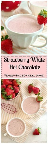 Strawberry White Hot Chocolate