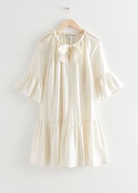 Ruffled Mini Dress - White - & Other Stories WW