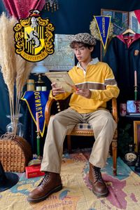 Get ready to show your Hufflepuff house spirit in style and explore the world of Harry Potter-inspired fashion with a modern twist.

Fashion Inspo, Halloween, Modern Fits, Costumes, DIY, Outfit Ideas, How to Style, Harry Potter, Academia, Harry Potter, Hermione Granger, Ron Weasley, Draco Malfoy, Severus Snape, Cederic Diggory

