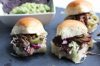 Slow Cooker Chipotle Shredded Beef Sliders