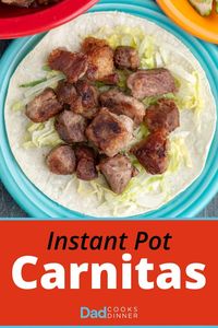 Instant Pot Carnitas | DadCooksDinner.com #InstantPot #InstantPotRecipe #PressureCooker #PressureCookerRecipe #Pork #Tacos