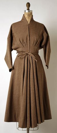 Dress  Madame Grès (Alix Barton)  (French, Paris 1903–1993 Var region)  Date: 1948 Culture: French Medium: wool