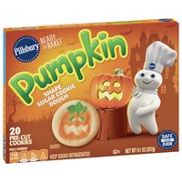 Pillsbury Sugar Cookie Dough, Pumpkin Shape, 20Ct None | Pillsbury Sugar Cookie Dough, Pumpkin Shape, 20Ct At Hy-Vee