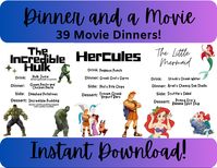 Superhero theme, princess theme, and boy friendly theme, all in one! Instant download movie menus