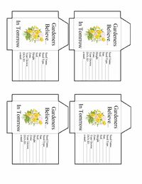 Seed Packets