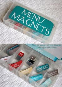 The Homes I Have Made: Magnetic Menu Board - Part 1