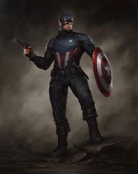 Captain America - Bucky Barnes concept art by Ivan Dedov *