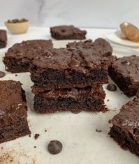 Flourless Double Chocolate Brownies - Healthful Blondie