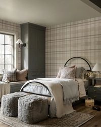 Rigby Plaid Print Wallpaper – McGee & Co.