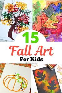 Fall Art Projects For Kids- Looking for fun and easy fall art ideas for kids? Check out these 15 fall art projects for kids that are perfect for celebrating the season! From easy leaf Chalk Art to more involved Leaf Print Art, there’s something here for every little artist. These autumn-inspired activities are great for rainy days or anytime your kids feel like getting crafty. Get ready to bring the beauty of fall into your home with these fun fall art projects!