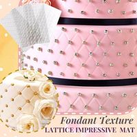 Fondant Texture Lattice Impression Mat (4pcs Set) – FancyBerrie