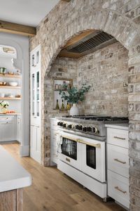 Dream modern country kitchen range from Alison Victoria in HGTV’s ‘Rock the Block’. See the transformation! 👇 #range #dreamkitchen #countrykitchen 