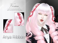 The Sims Resource - Anya Ribbon (Hat)