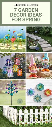 From planters and solar lighting to yard statues and more, here are 9 garden decor ideas for a welcoming spring space. Decorating your garden in the springtime is a great way to make your home feel fresh and new after a long and cold winter season.