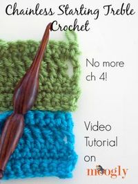 Learn how to #crochet the Chainless Starting Treble Crochet and banish the ch-4 gap! ♥ From Mooglyblog.com