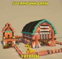 Minecraft Steampunk Barn Tutorial