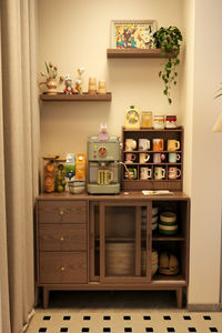 ☕Transform your home coffee corner with this sleek and chic storage cabinet.  ✨ A must-have for every coffee lover!